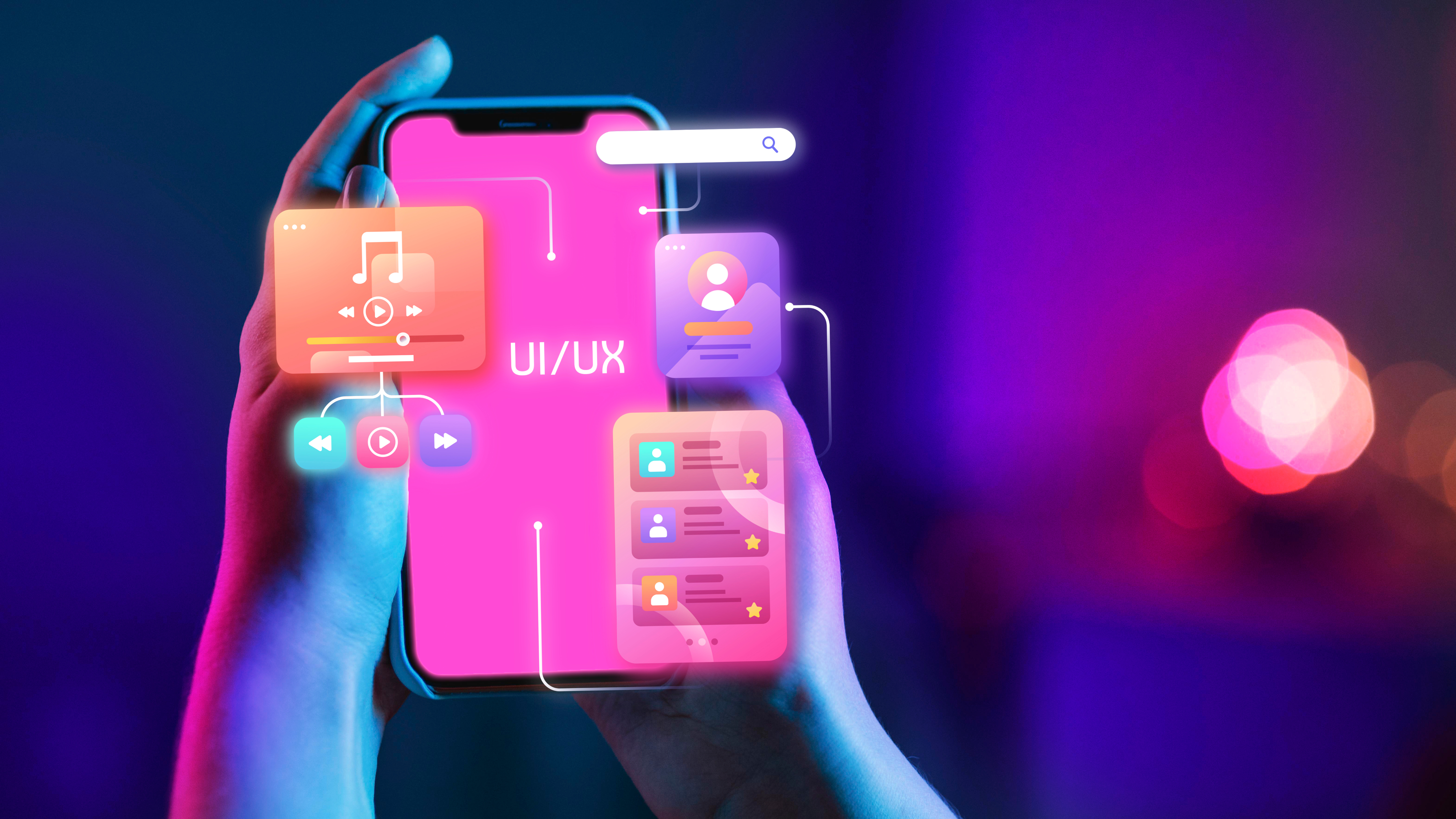 Mobile UI UX design